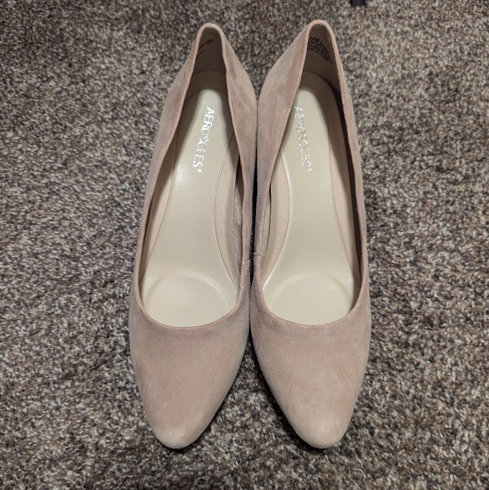 Aerosoles Silver Star Pump Bone Suede